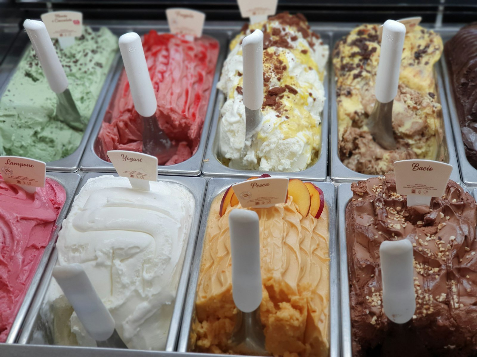 Hausgemachtes Eis in vielen Sorten